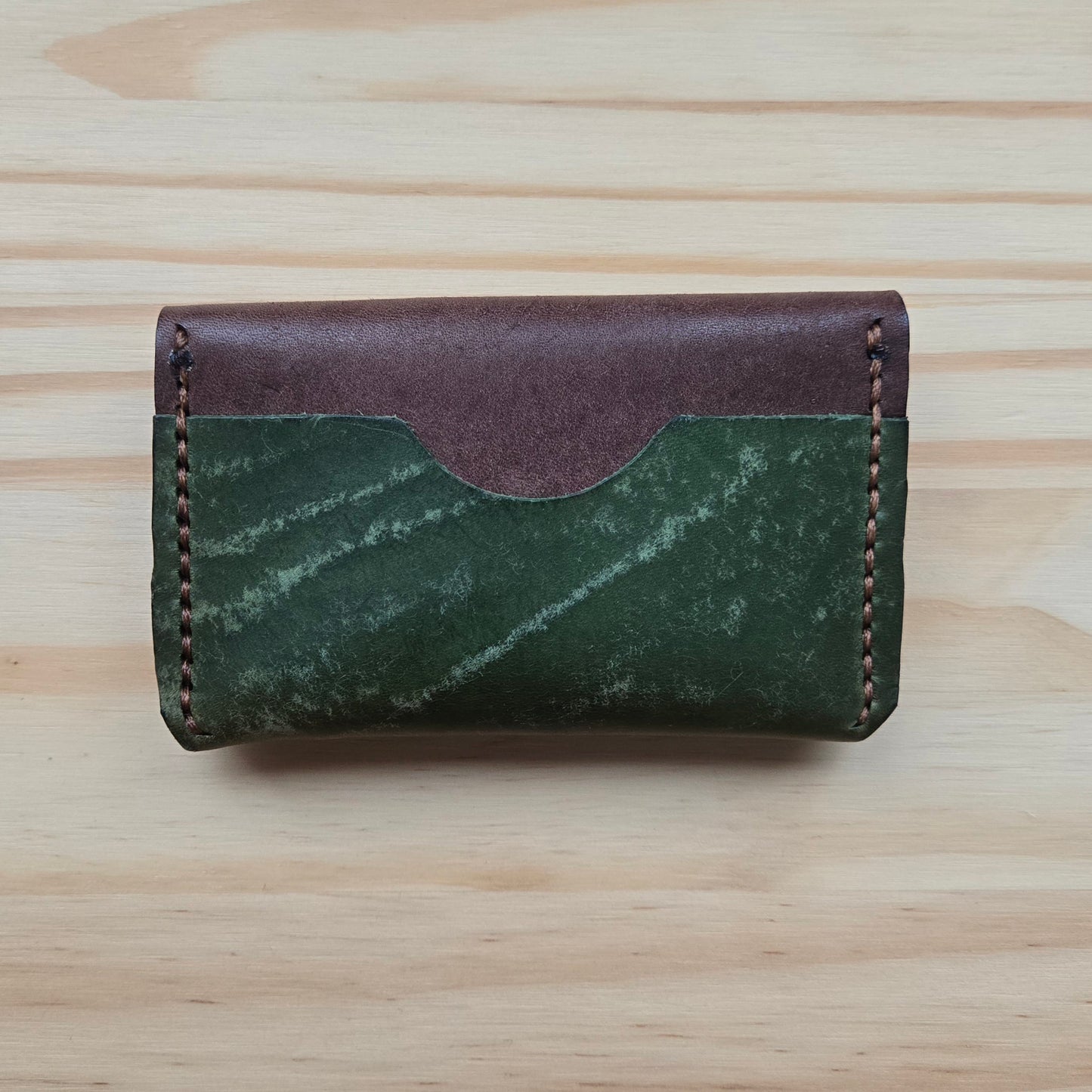 Brown and Green Gopher Wallet