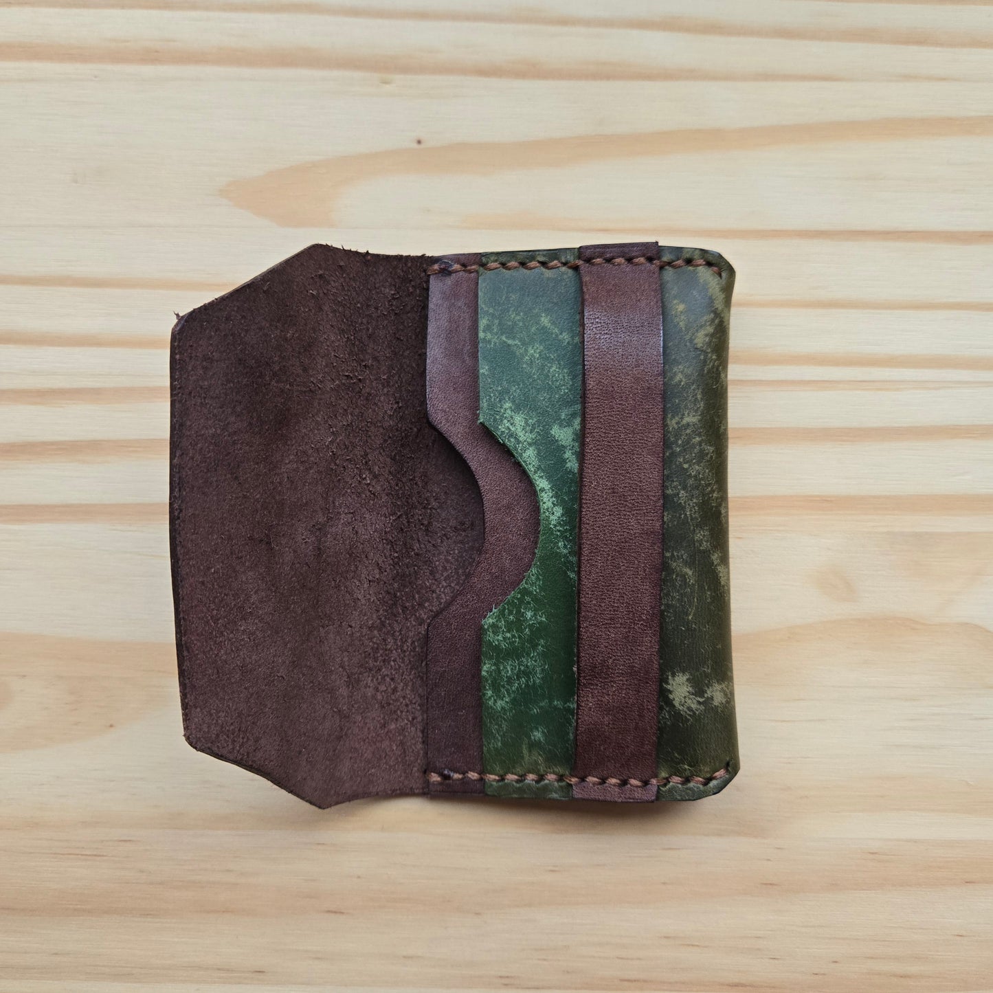 Brown and Green Gopher Wallet