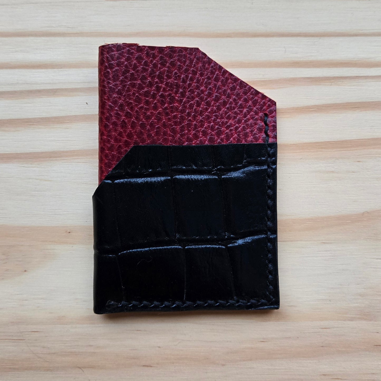 Red and Black Bicolor Wrap