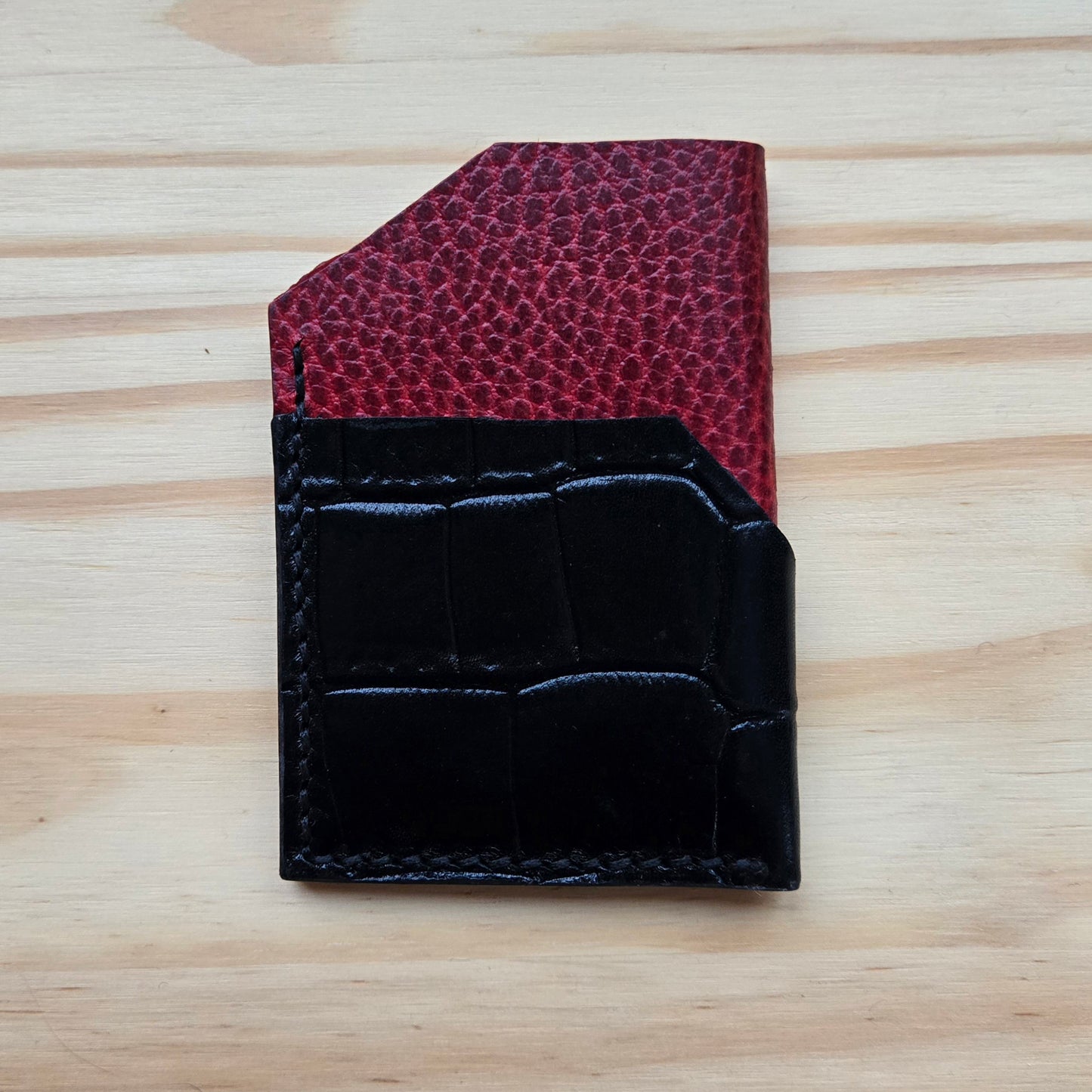 Red and Black Bicolor Wrap