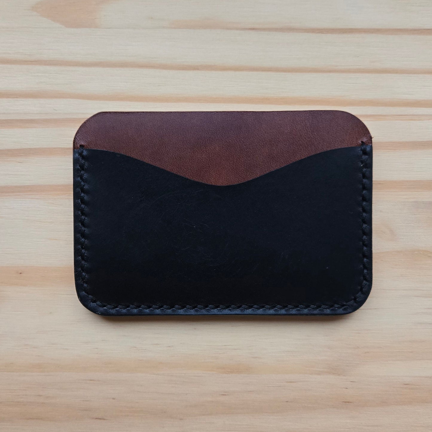Brown and Black Horizontal Wallet
