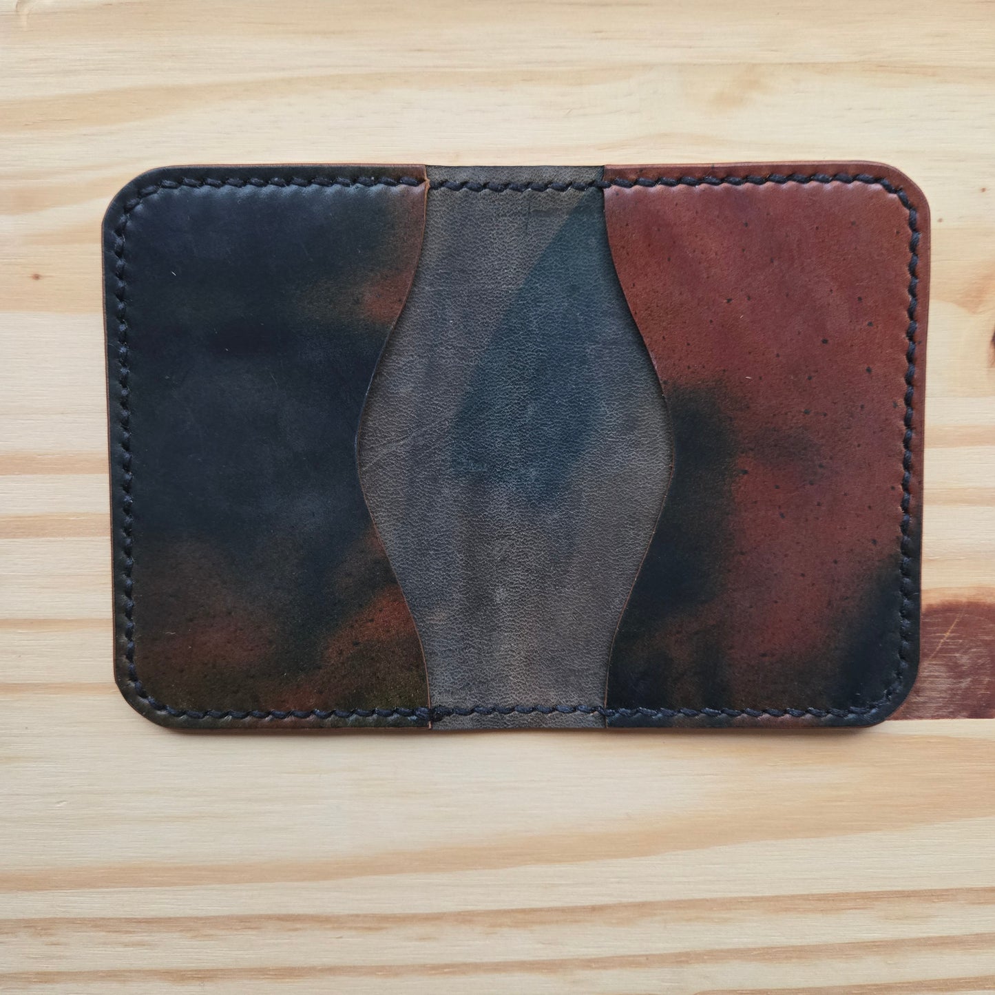 Marbelled Black Pocket Bifold