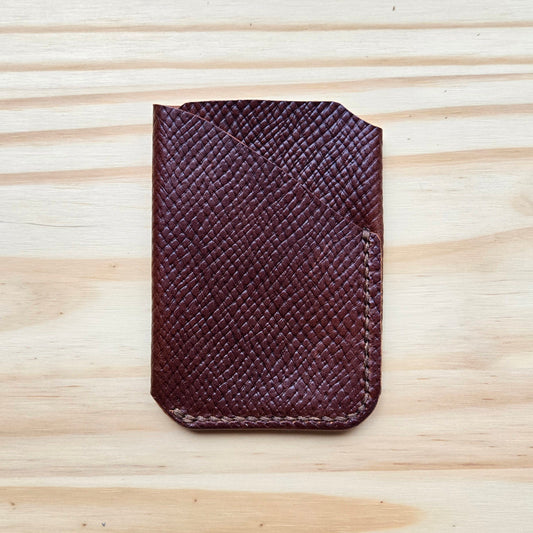 Brown Hatch Double Wrap Wallet