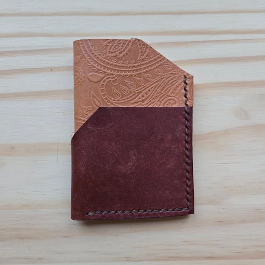 Red and Natural Bicolor Wrap