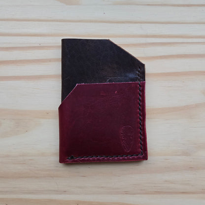 Brown and Red Bicolor Wrap