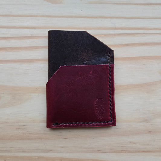 Brown and Red Bicolor Wrap