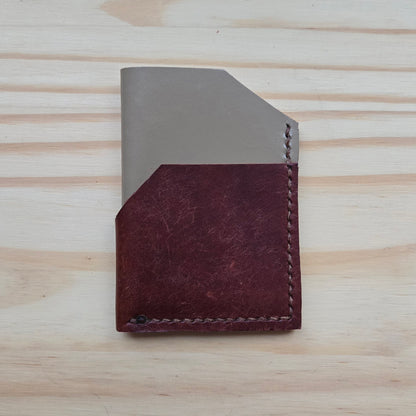 Red and Taupe Bicolor Wrap