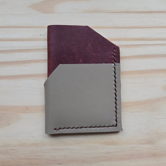 Taupe and Red Bicolor Wrap