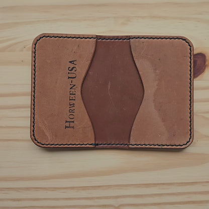 Stamped Natural Shell Pocket Bifold