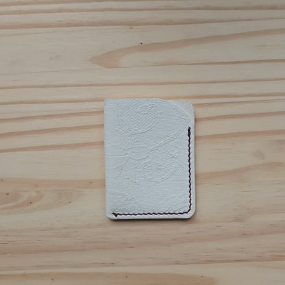 White Lace Thrush Wallet