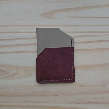 Red and Taupe Bicolor Wrap
